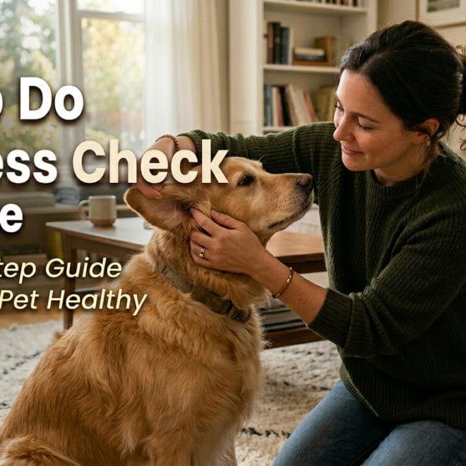 how to do a pet wellness check at home